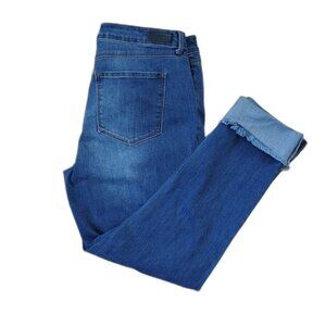 SoundStyle Jamie Crop Slim And Sleek Performance Stretch Denim Jeans Size 12